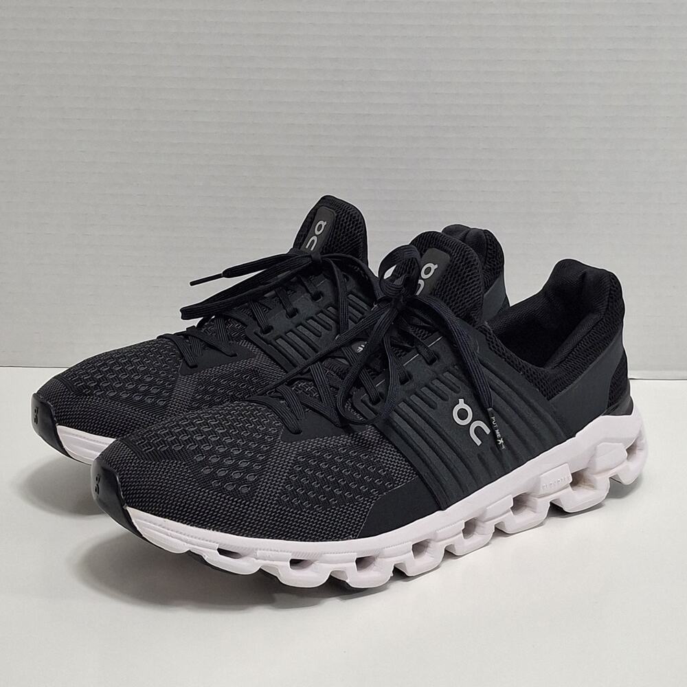 On Cloudswift Womens Size 11.0 Black White Athletic Running Shoes Sneakers